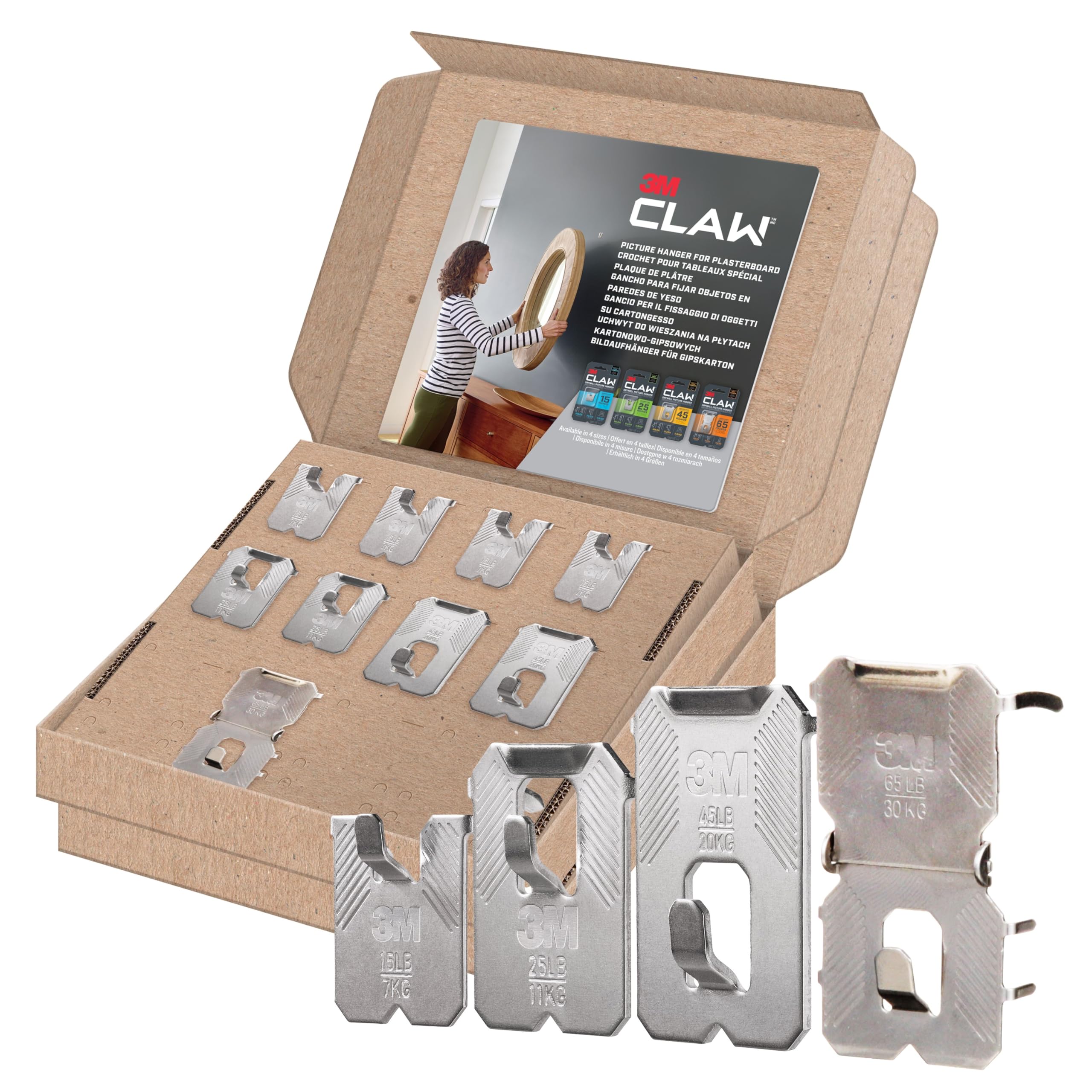 Command Claw ganci cartongesso 9 pezzi 30 kg