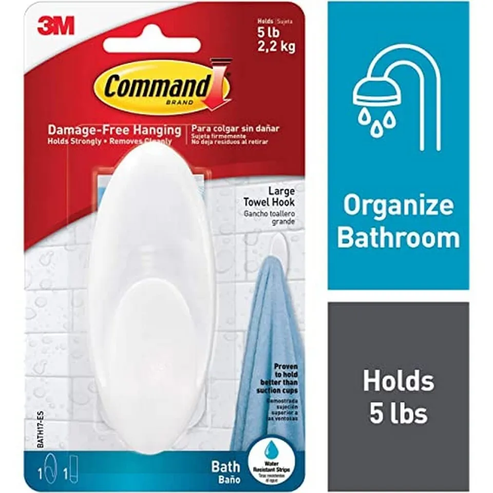 Command gancio bagno grande bianco standard