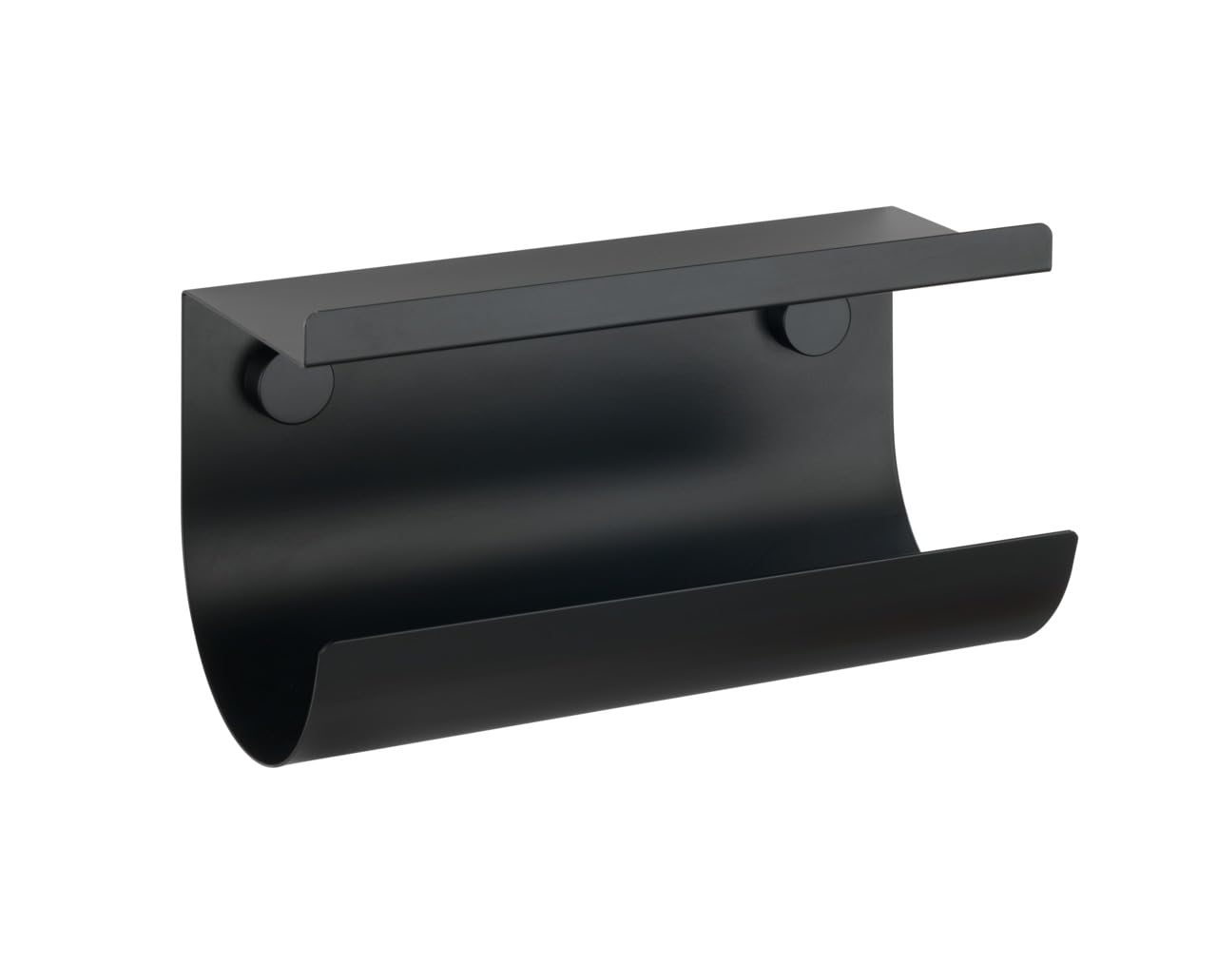 WENKO Jet portarotolo cucina nero metallo 30x15x12 cm