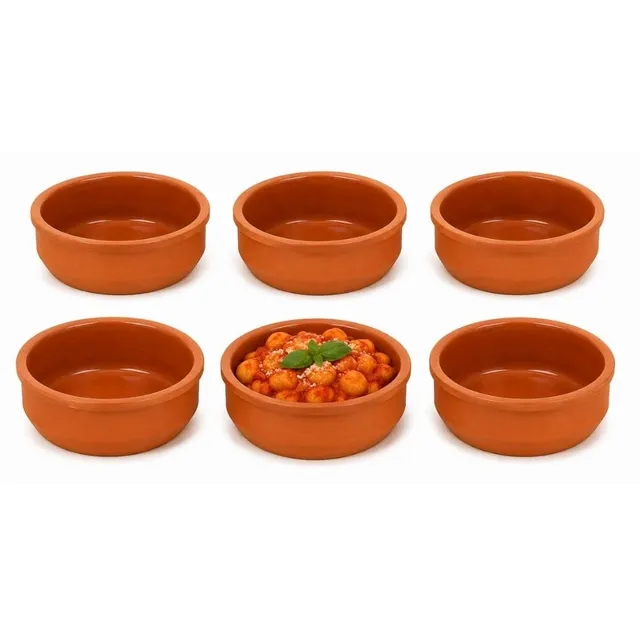 Cecaro Group tegamini terracotta forno 12 cm set 6 pezzi