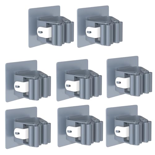 3-H portascope parete adesivo grigio 8 pezzi 5 kg