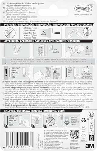 Command Gancio Multiuso XL bianco 4,5 kg