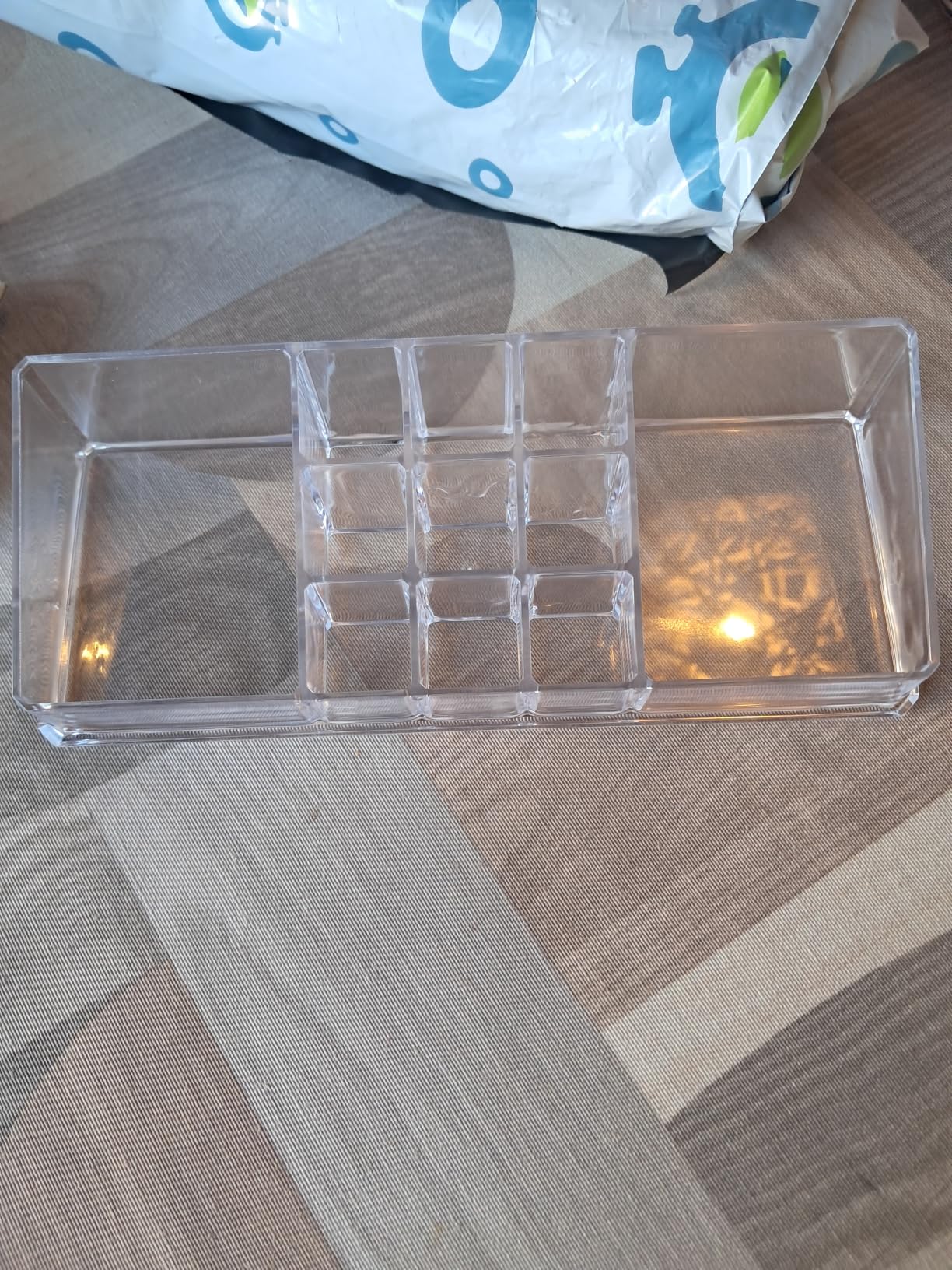Wenko organizer cosmetici trasparente 16 scomparti