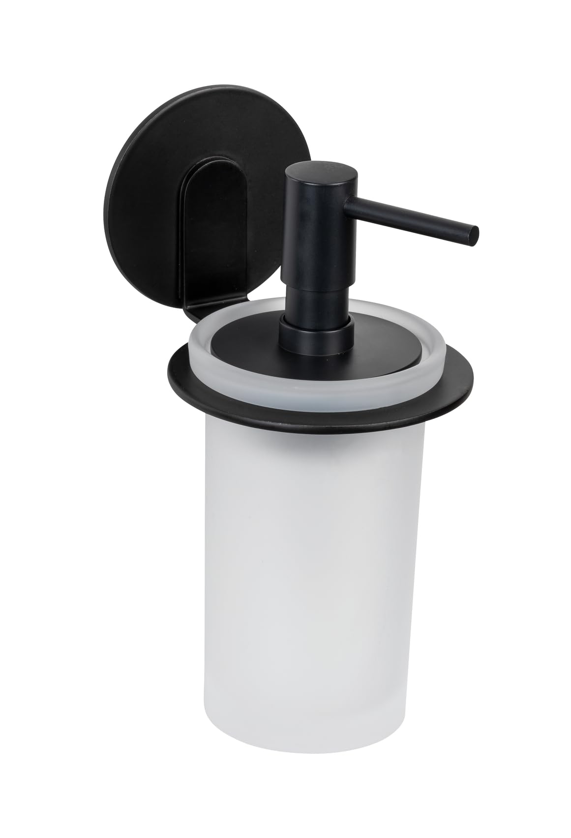 Wenko Bivio Black dispenser sapone da parete nero 150 ml