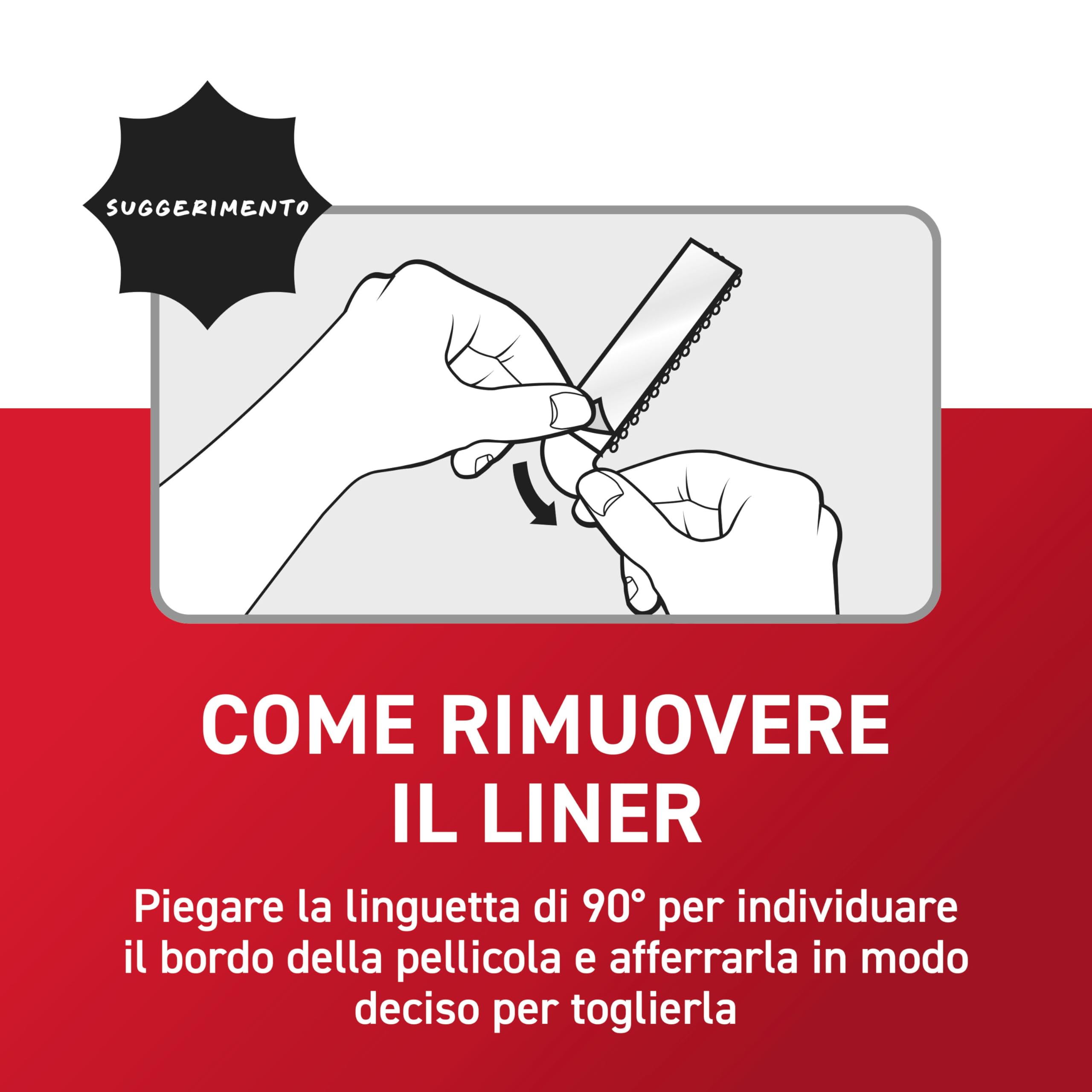 Command Appendi Quadri Strisce Bianche 12 Coppie S/M senza chiodi