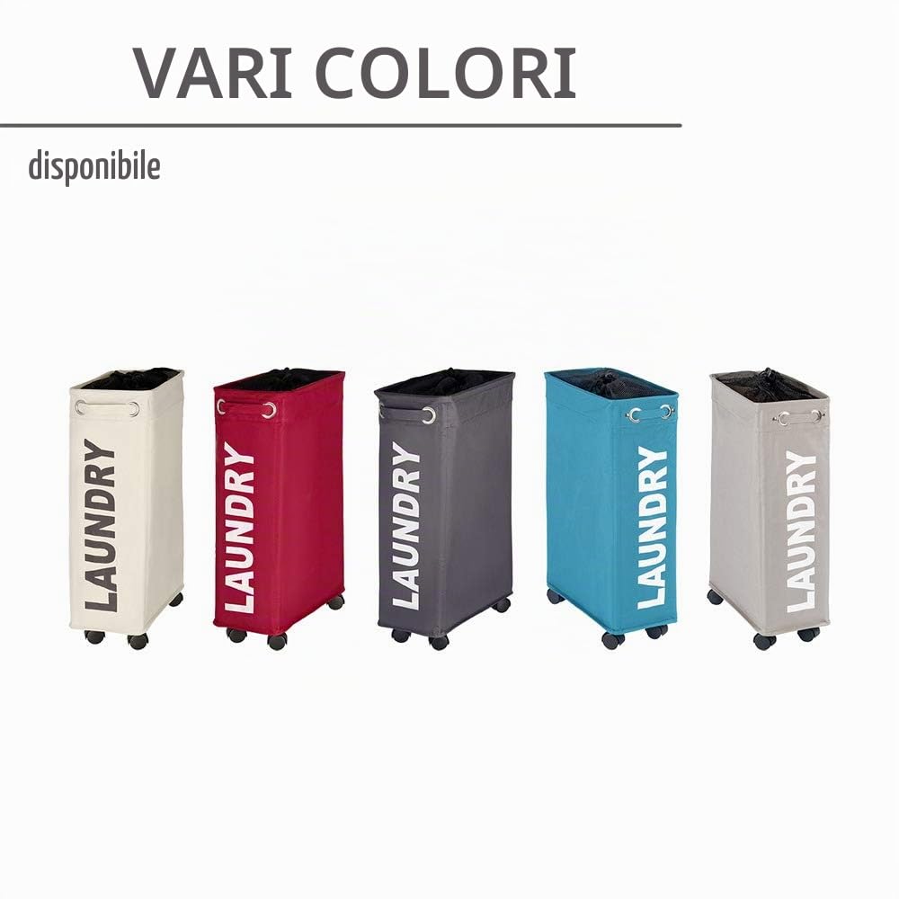 Wenko Corno Portabiancheria Taupe 43 l