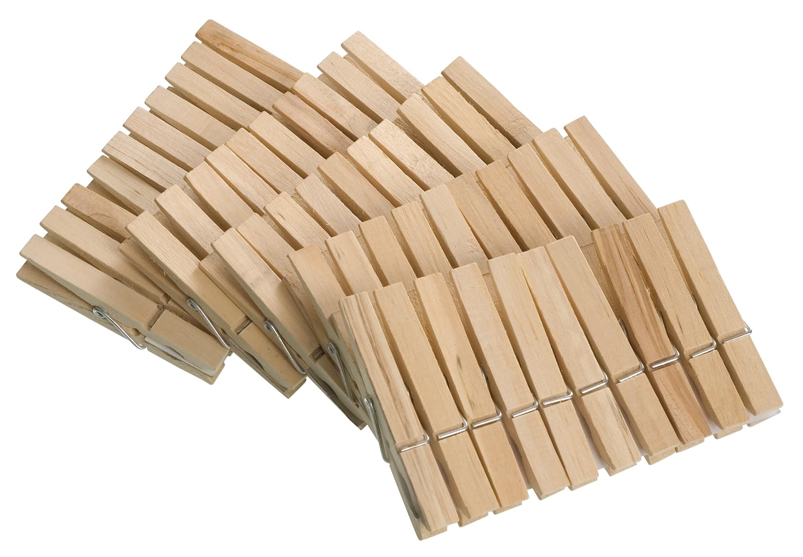 Wenko mollette bucato legno 50 pezzi presa forte