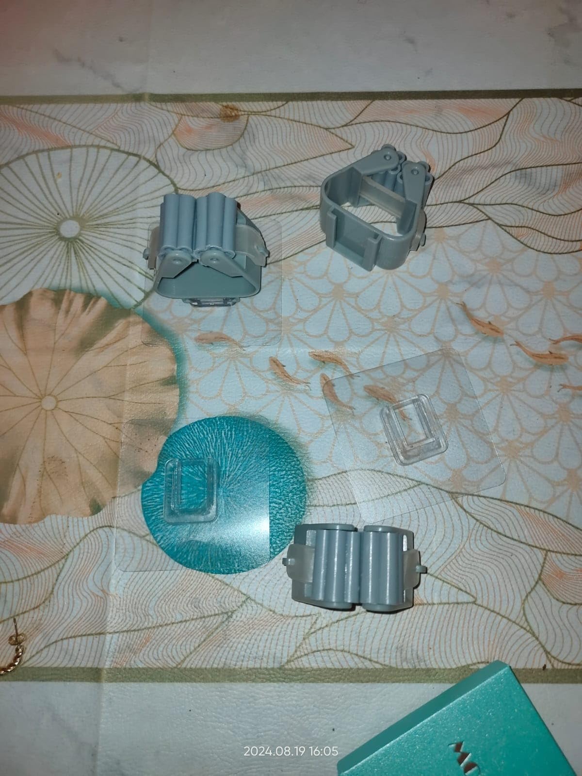 3-H portascope parete adesivo grigio 8 pezzi 5 kg