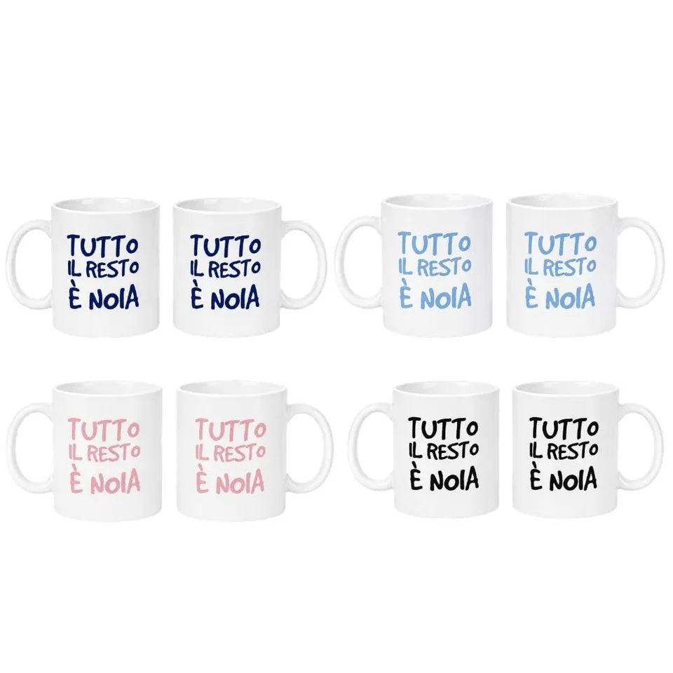 Cecaro Group Set 2 Mug 325 ml Ceramica Tutto il Resto è Noia