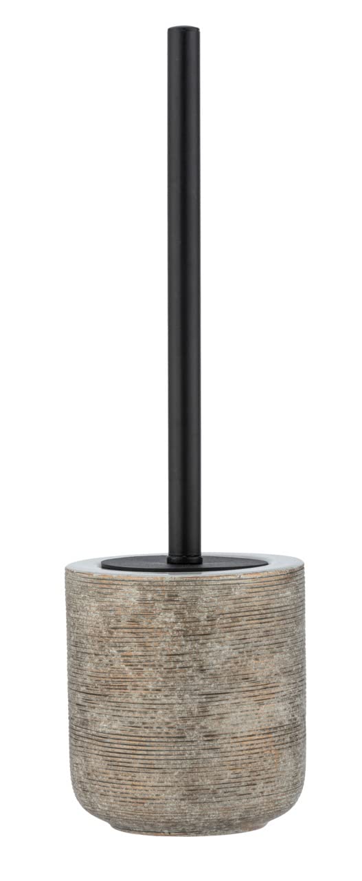 Wenko Fedio Portascopino WC Ceramica Oro 11,5x39,5 cm