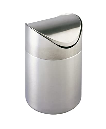 Wenko Otranto 16800100 pattumiera bagno 3 litri satinato