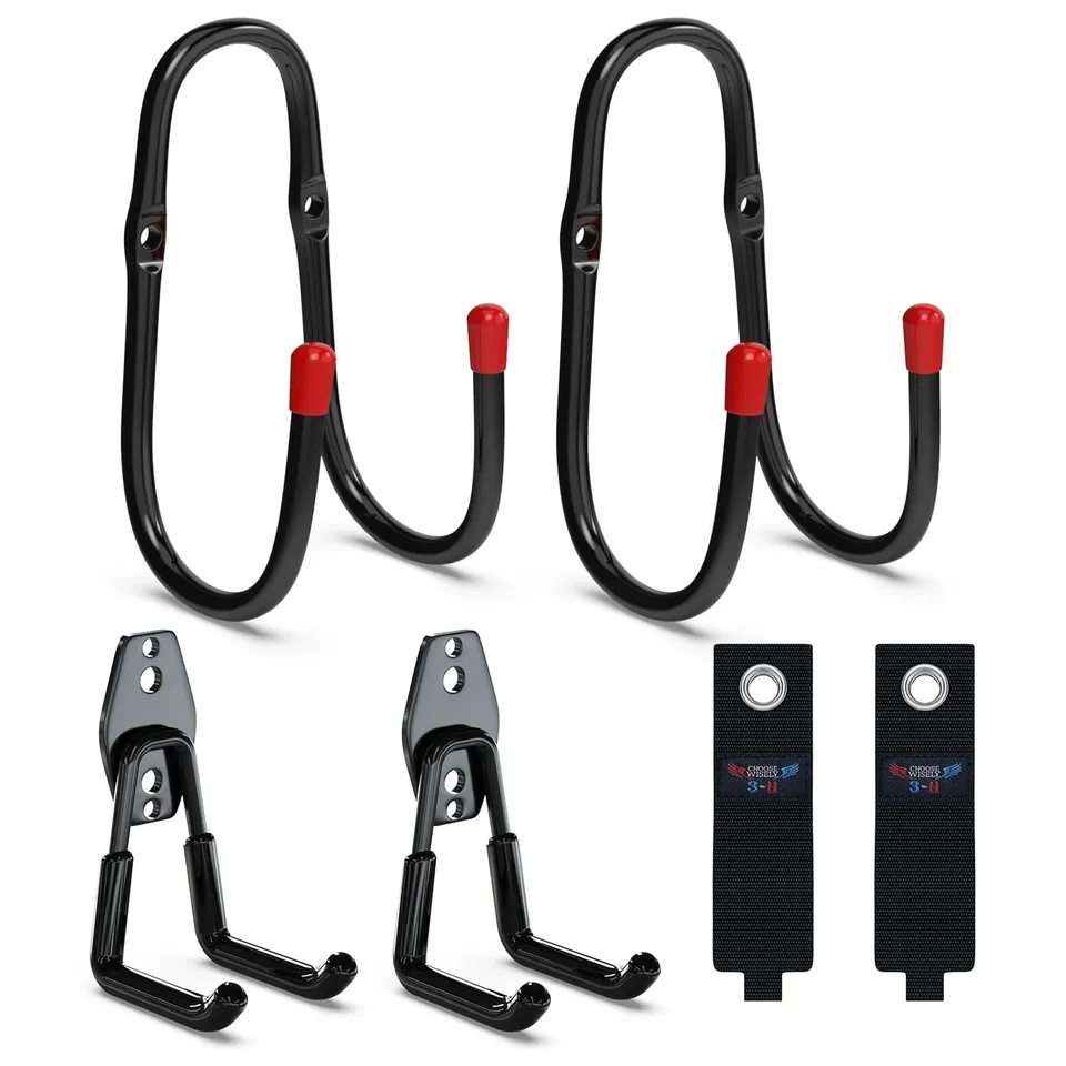 3-H Portatubo da Parete 2 Pezzi +1 Cinghia 45 kg