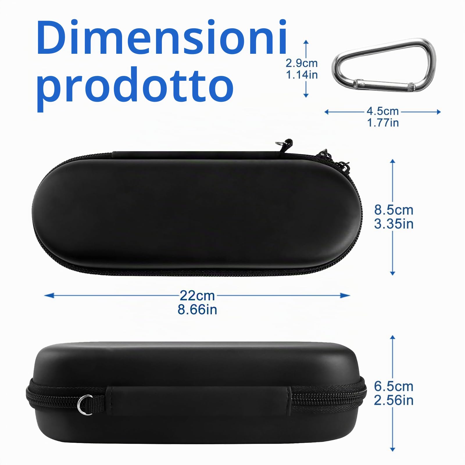 Quelcc Custodia Spazzolino Elettrico da Viaggio Antipolvere