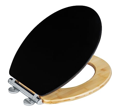 Wenko Bambusa Black copriwater chiusura rallentata 37x44