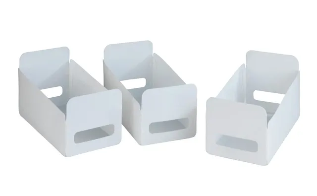 Wenko 54025100 Contenitori 15x18x40 cm Set 3 Pezzi Bianchi