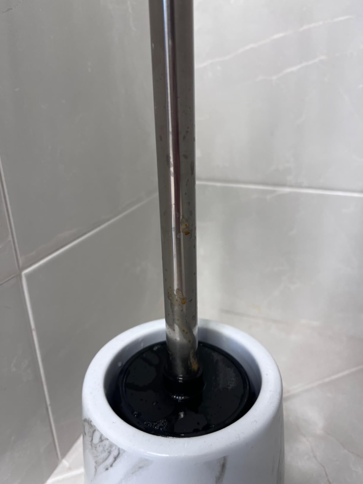 Wenko Adrada Portascopino WC Ceramica Bianco