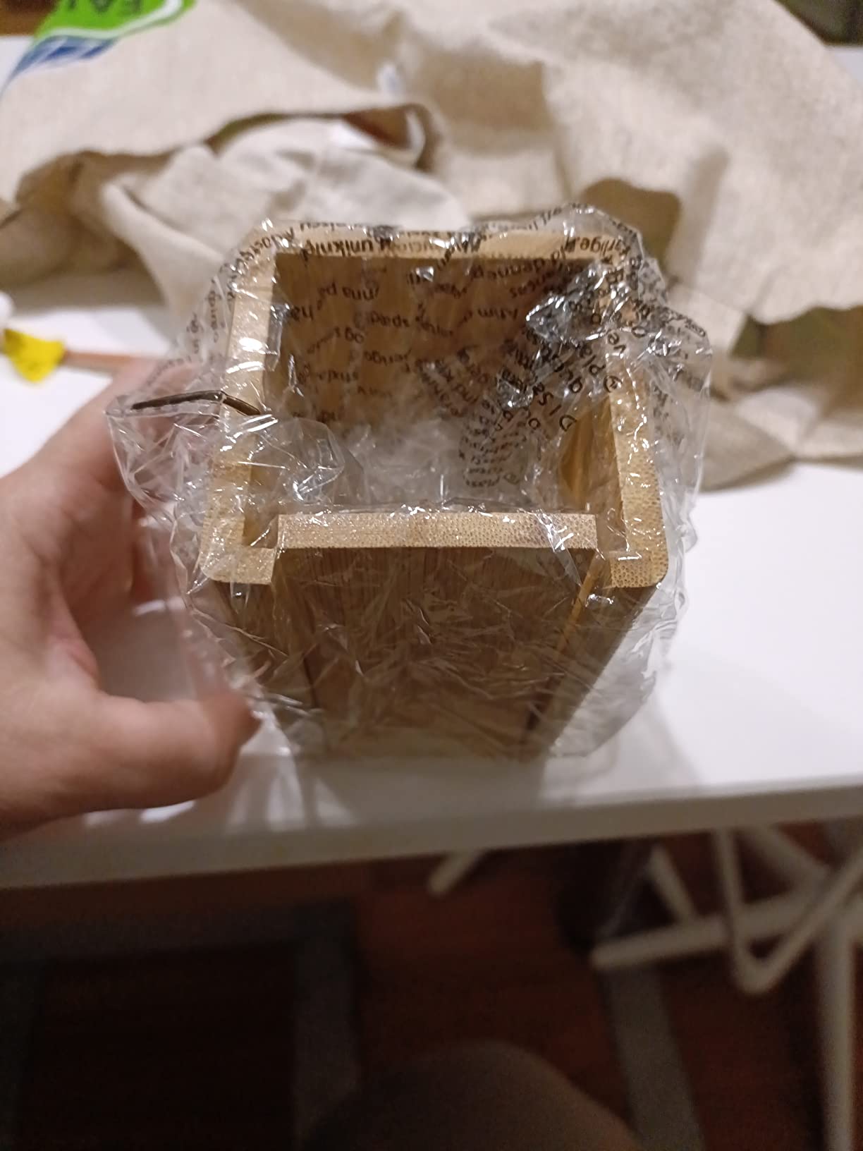 WENKO Padua 23983100 portaspazzolini bambu