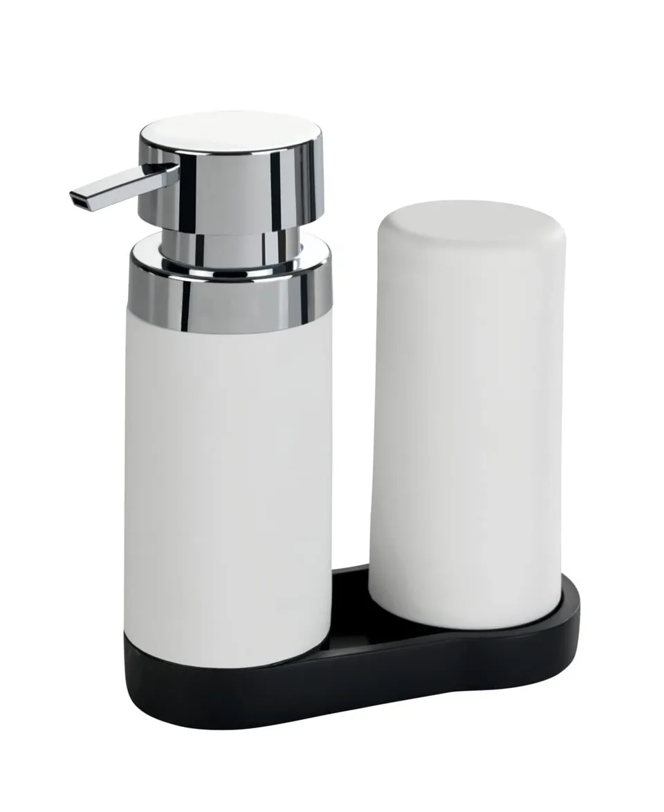 Wenko Easy-Squeeze set dispenser 2x250 ml bianco
