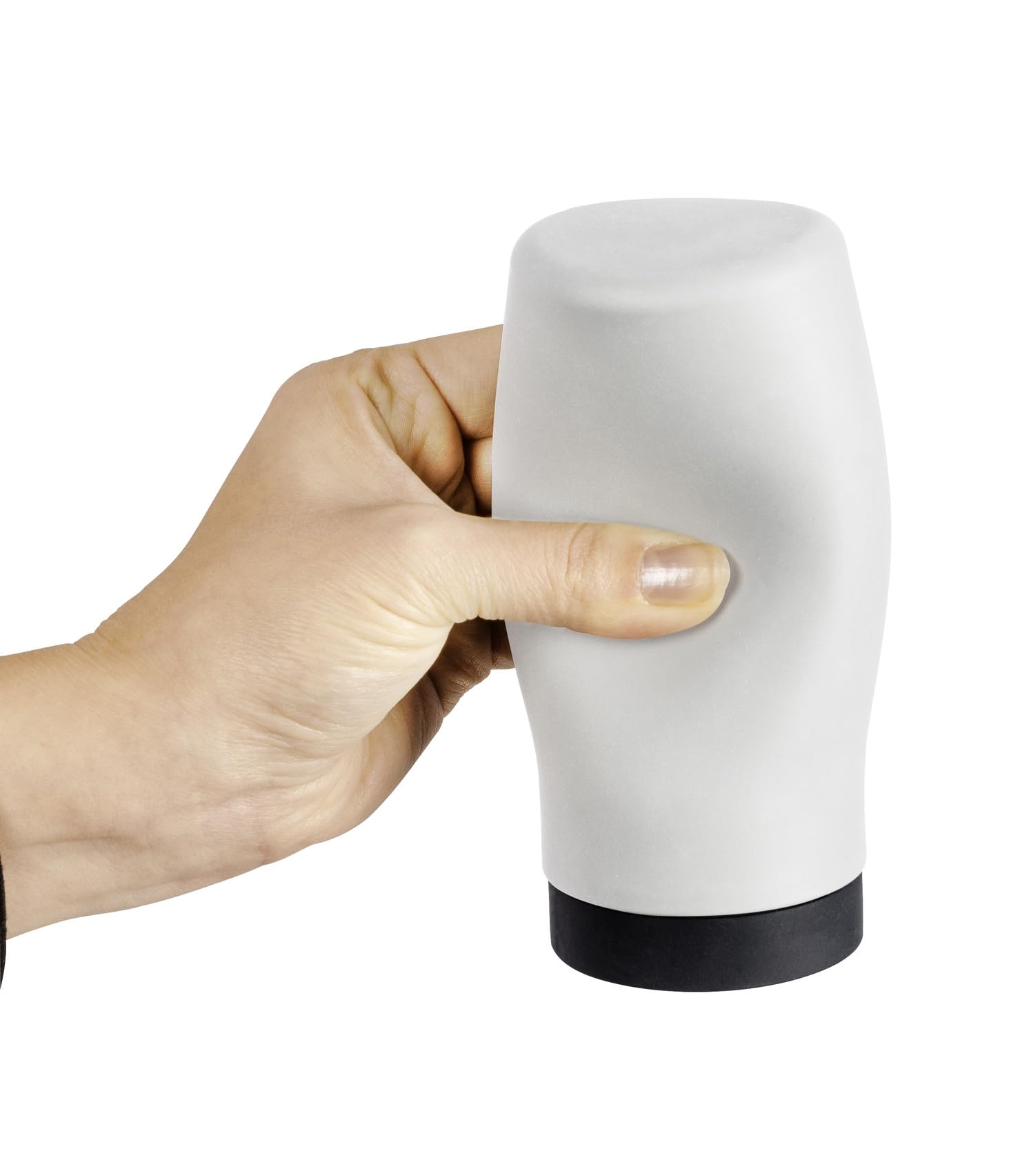 Wenko Easy Squeeze dispenser sapone bianco 250 ml silicone