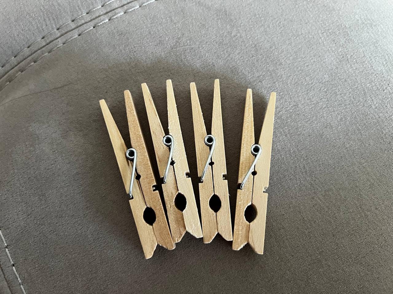 Wenko mollette bucato legno 50 pezzi presa forte