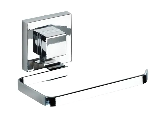 Wenko Quadro Vacuum-Loc Portarotolo Argento Acciaio
