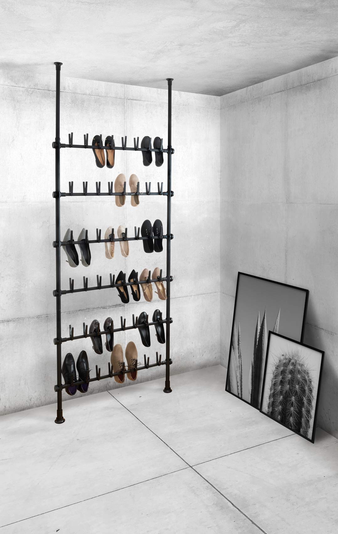 Wenko Herkules Shoes scarpiera telescopica nera 48 paia
