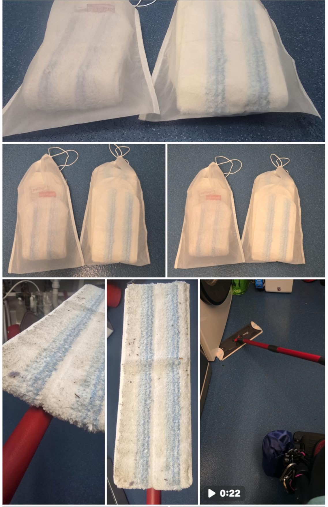 Quelcc Panni Microfibra Ricambio Vileda H2PrO 6 Pezzi