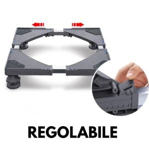 Cecaro Group Base Regolabile supporto lavatrice 100 kg