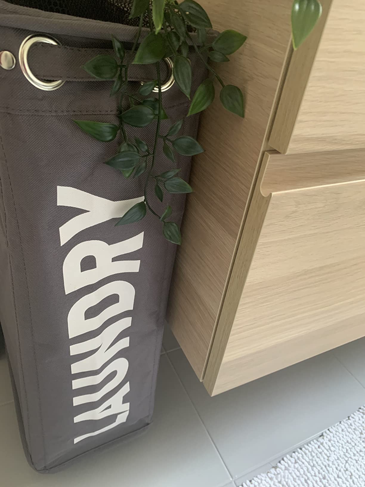 Wenko Corno Portabiancheria Taupe 43 l