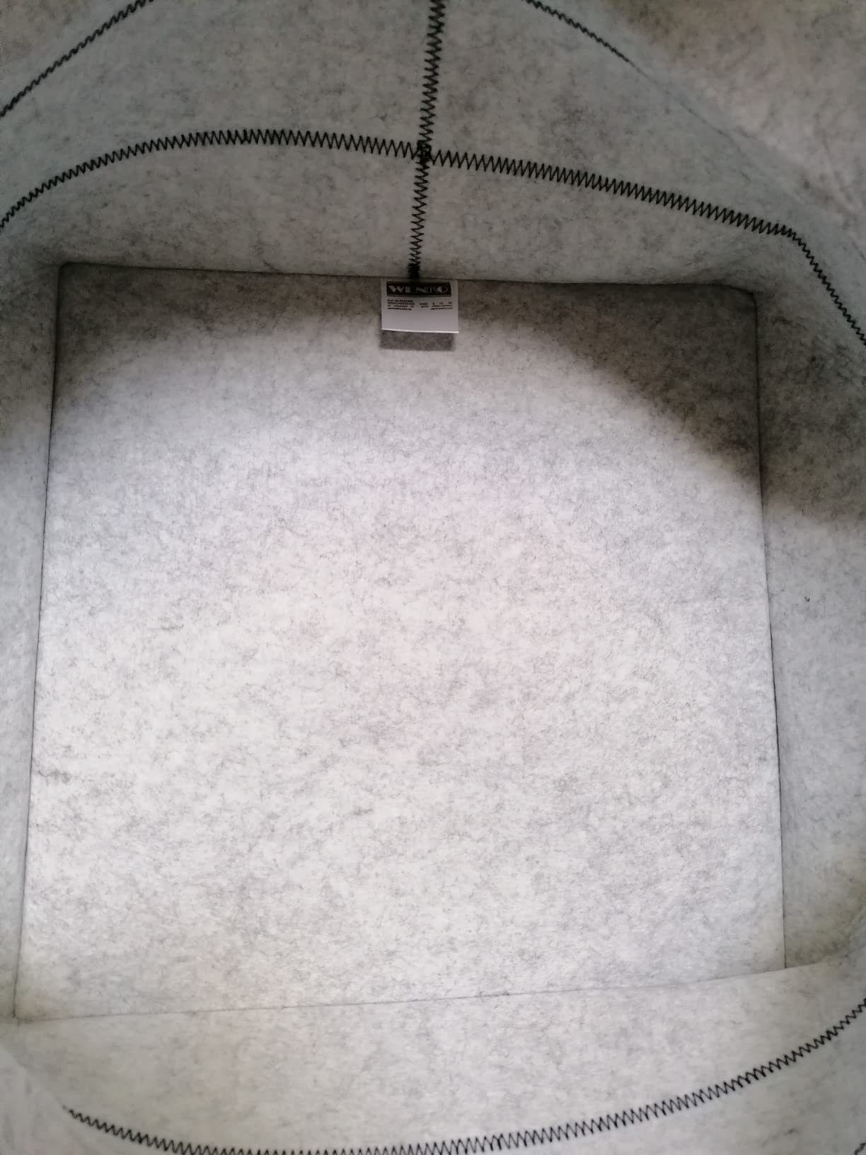 Wenko Nella XL cesto feltro grigio 129 l con manici