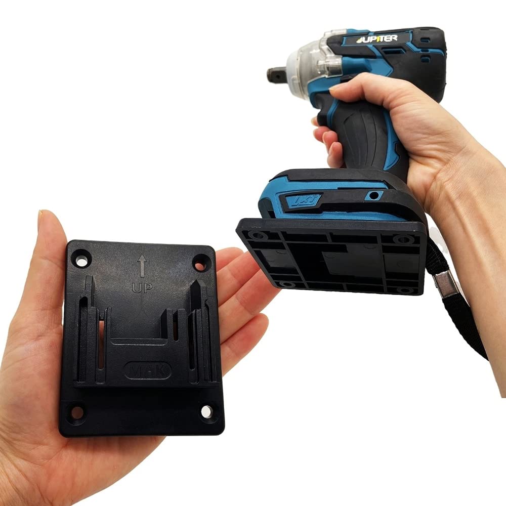 Lxoraziy staffa utensili Makita 18V nera 6 pezzi parete