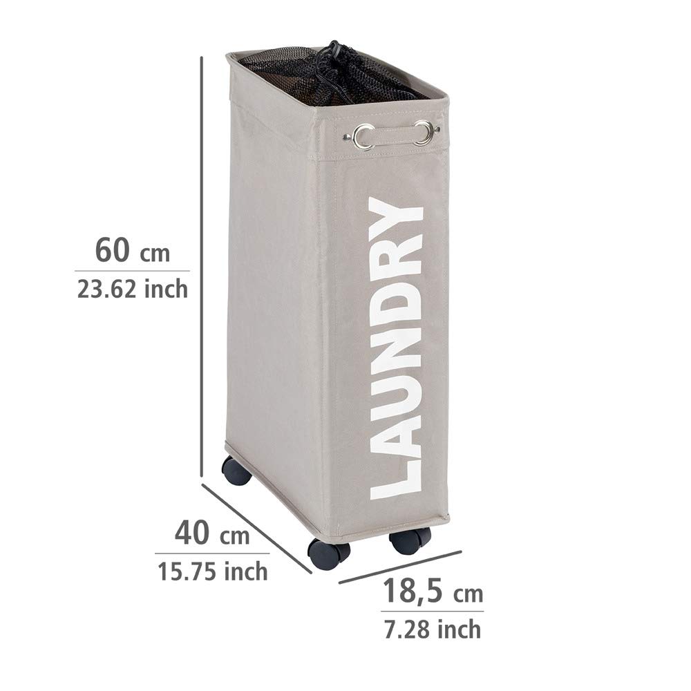 Wenko Corno Portabiancheria Taupe 43 l