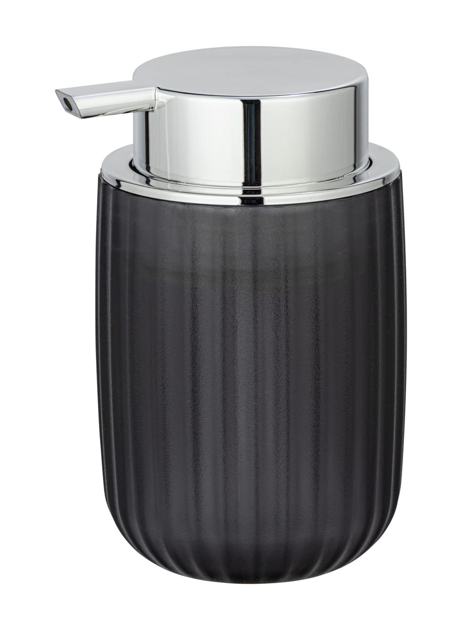 Wenko dispenser sapone grigio 250 ml plastica opaca