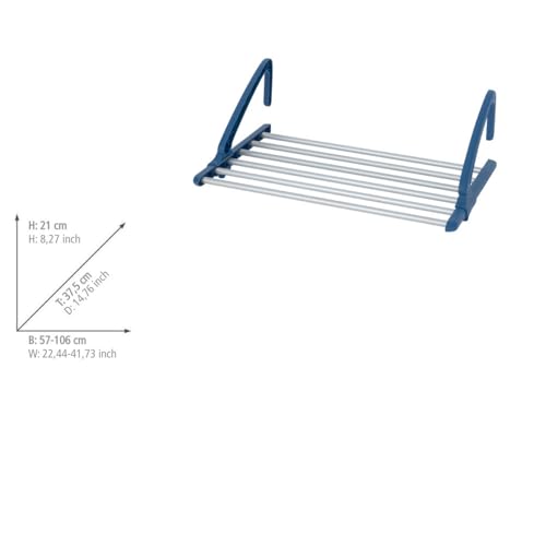 WENKO Alu stendibiancheria balcone telescopico 6 m