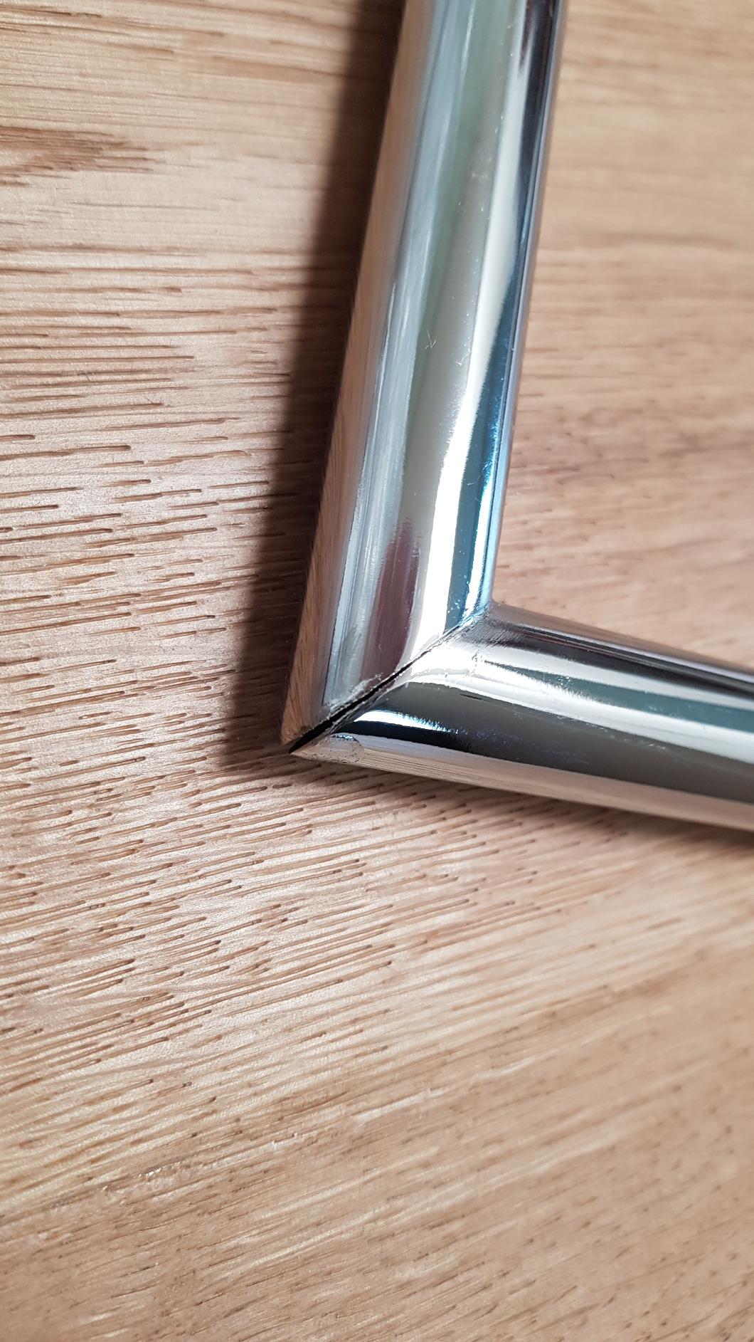Wenko Recco portasciugamani da pavimento satinato acciaio inox