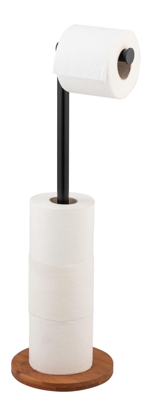 Wenko Serro Portarotolo 2 in 1 Nero per 4 Rotoli