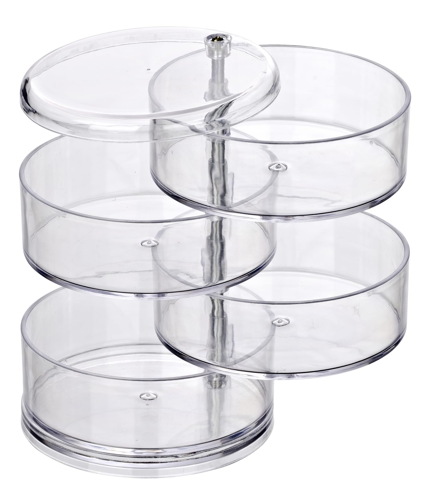 Wenko Torre organizer cosmetici trasparente