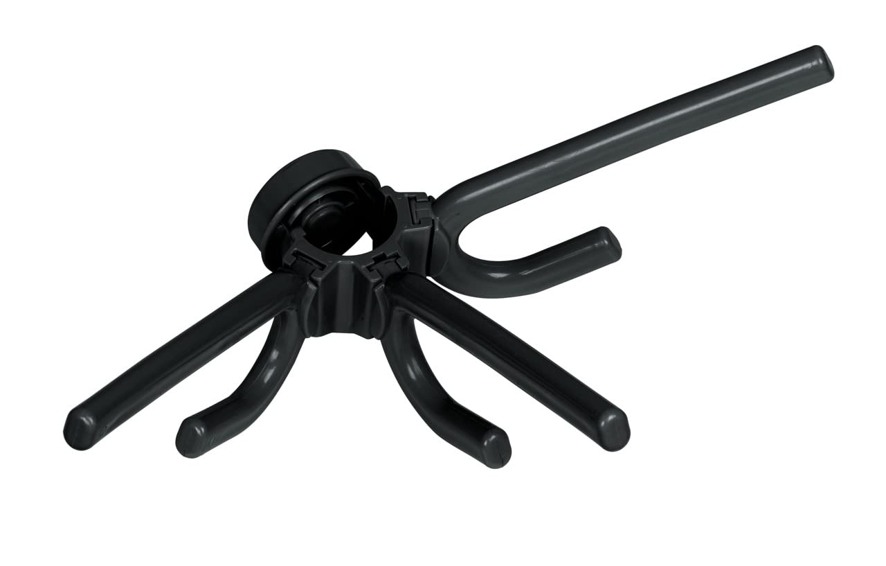 Wenko Herkules gancio triplo appendiabiti nero set 2 pezzi