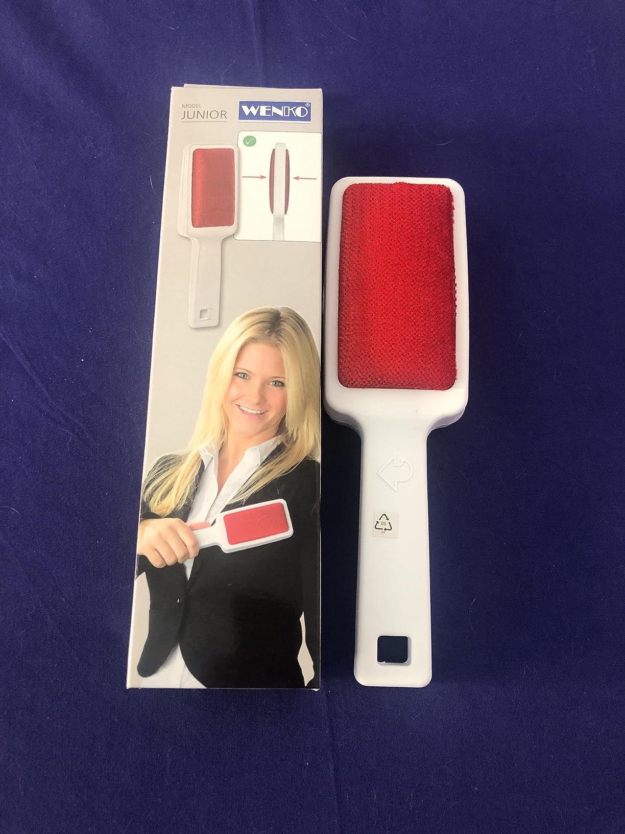 Wenko Junior spazzola tessuti doppia bianco rosso