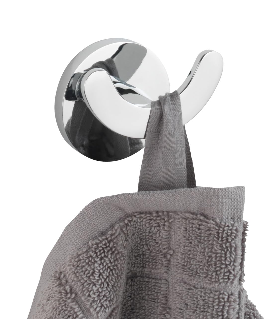 Wenko Isera Duo 25041100 Gancio Adesivo Cromato 6x5x4 cm