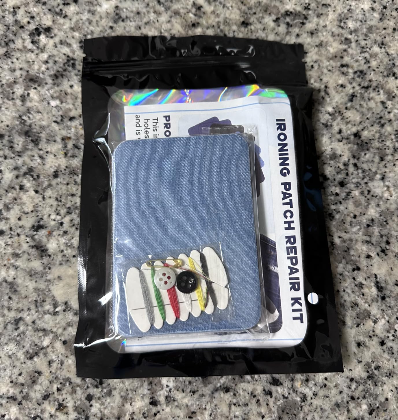 Quelcc Toppe Termoadesive Jeans 25 Pezzi 5 Colori Blu