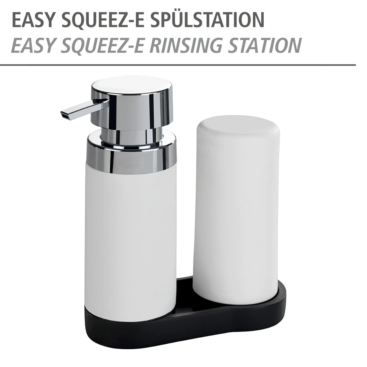 Wenko Easy-Squeeze set dispenser 2x250 ml bianco
