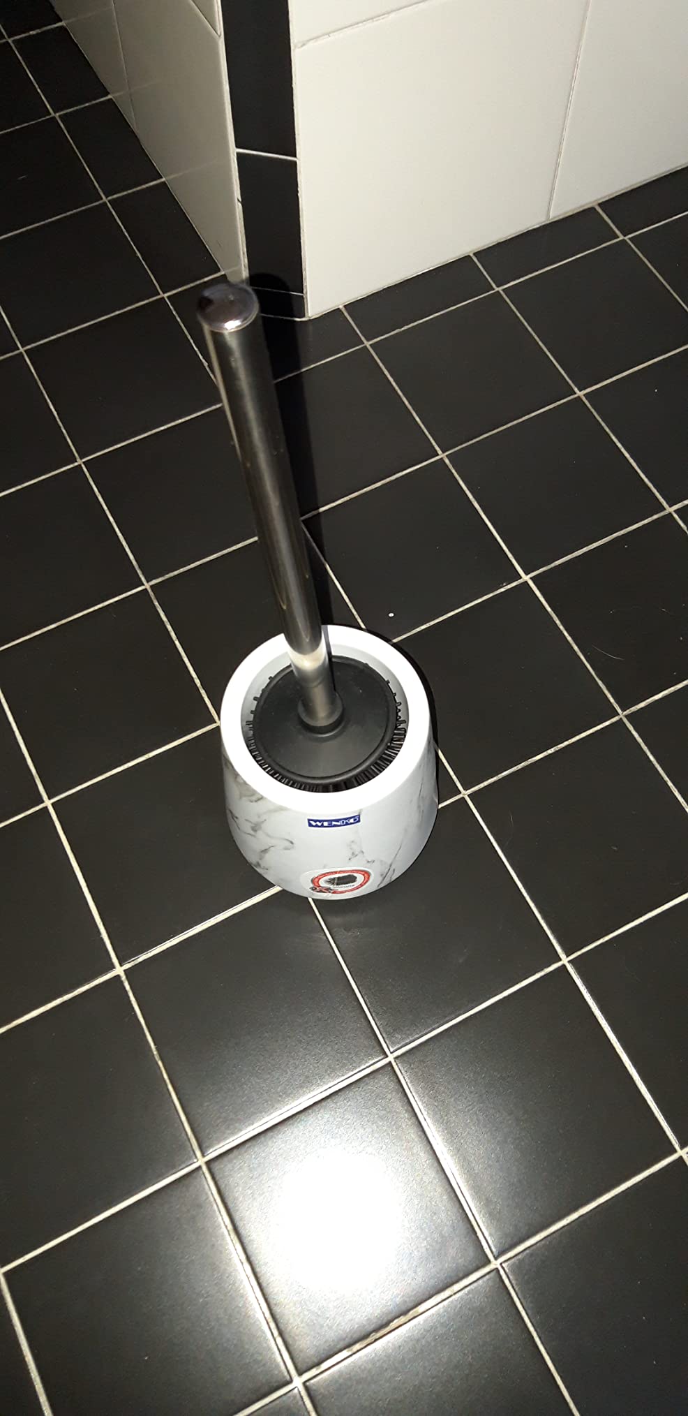 Wenko Adrada Portascopino WC Ceramica Bianco