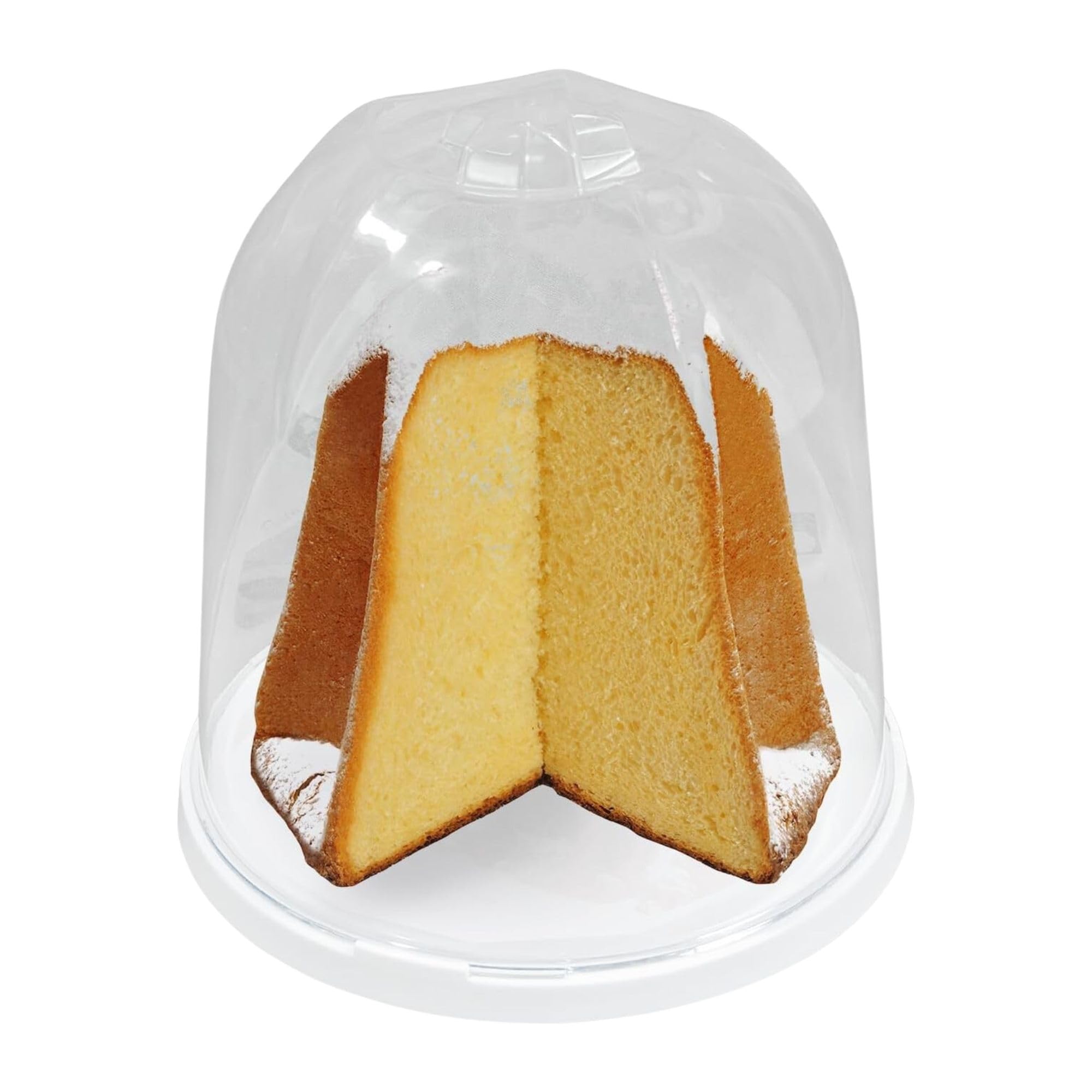 Cecaro Group Porta Panettone Contenitore Plastica 27 cm Trasparente