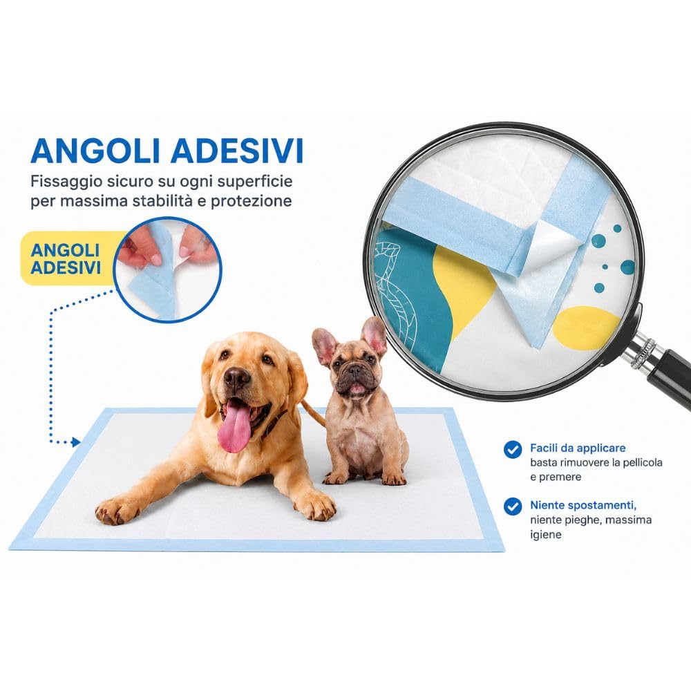 Cecaro Group Traversine Cani 60x90 cm 10 pz assorbenti
