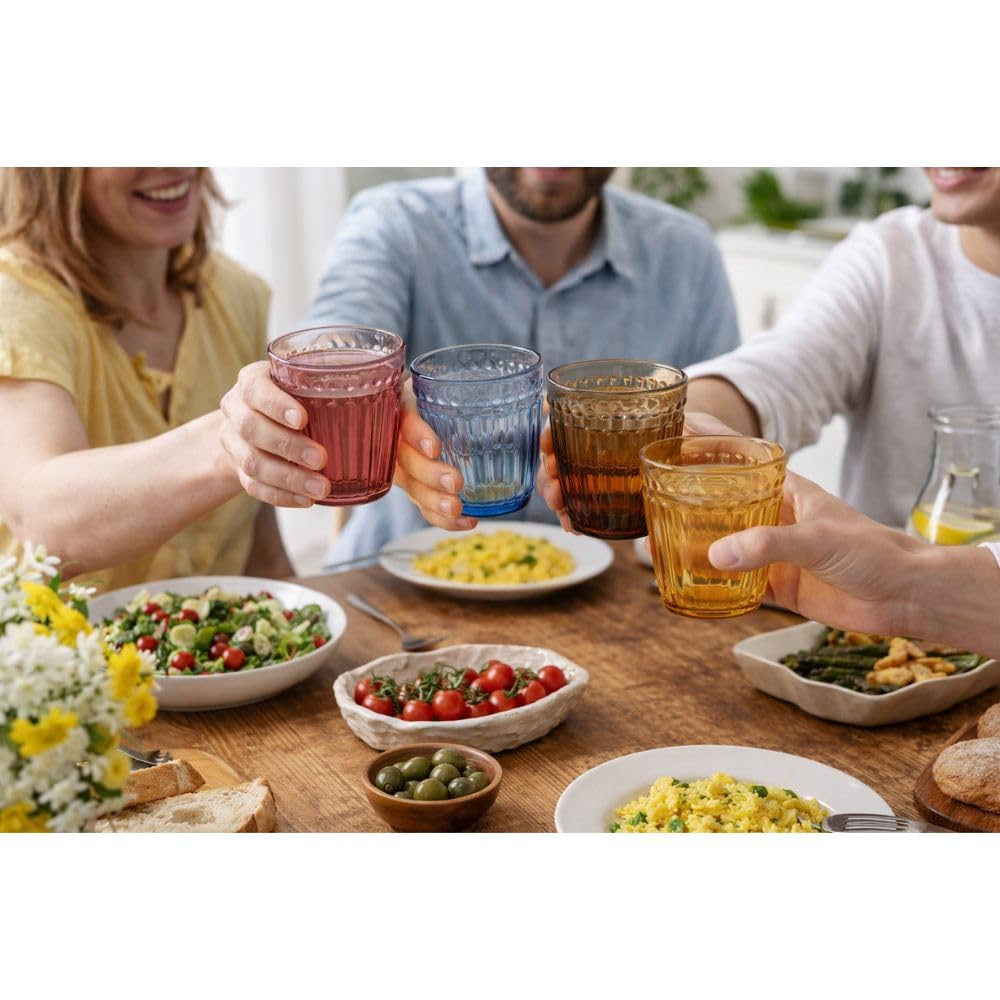Cecaro Group Tulipano Miriam Set 6 bicchieri 280 ml colorati