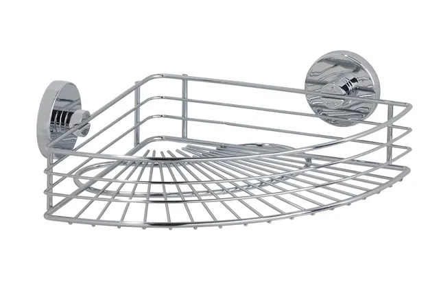 Wenko Vacuum-Loc Bari mensola angolare cromo 1 piano