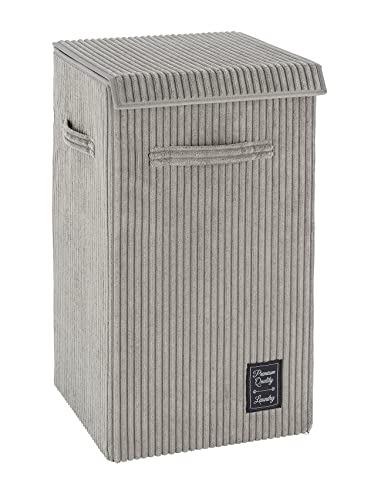 Wenko Cora cesto portabiancheria grigio 63 litri