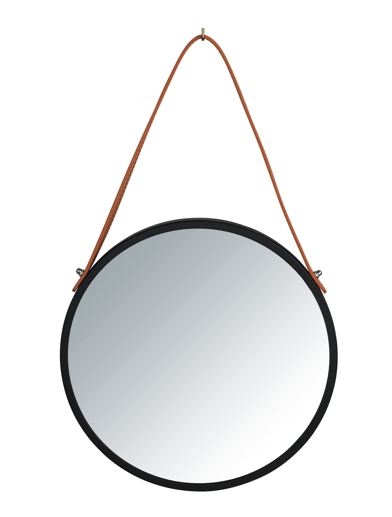 Wenko Borrone Specchio Rotondo Parete Ø 40 cm Nero