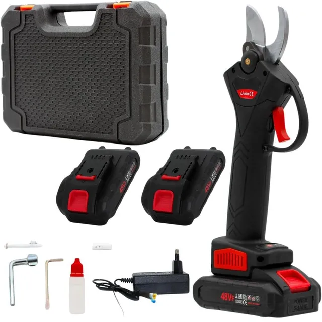 Cecaro Group forbici potatura elettriche 48V 2 batterie 30 mm